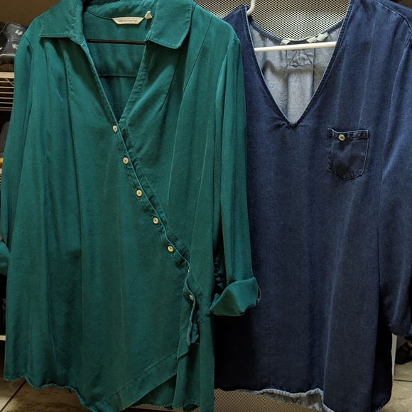5 Soft Surroundings XL Tunic Shirts - Picture 1 of 2